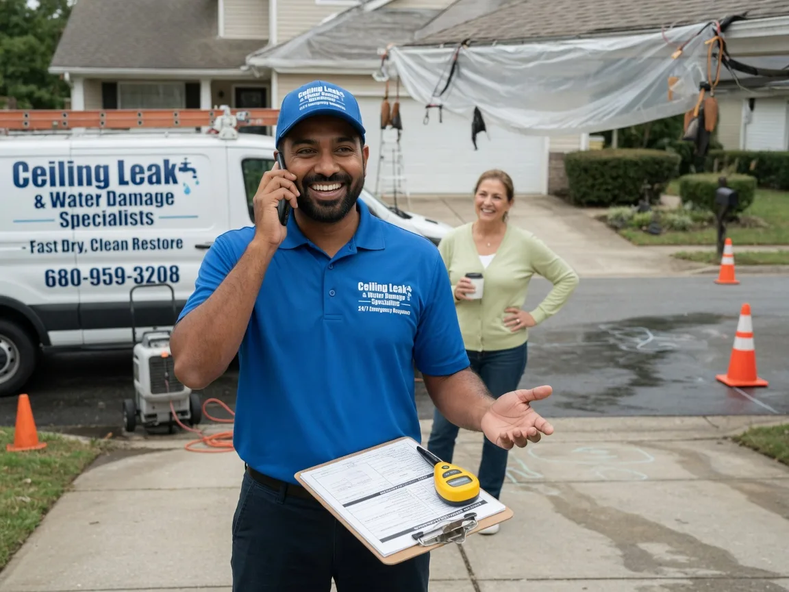 Ceiling Leak Cleanup Mountain Grove, MO FAQs